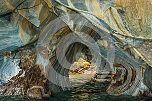 Eroded Marble Cavern photo