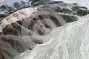 Eroded mountains