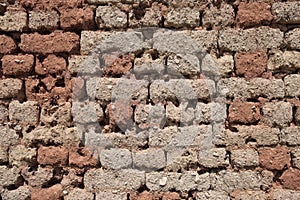 Eroded Mud Brick Wall, Serbia