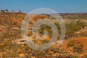 Eroded outback lanscape