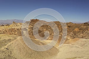 Eroded ridges death valley national park