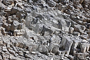 Eroded rocks due to Glaciers in Mount Baker National forest