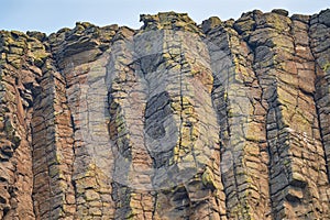 Eroded Rocks at the Top of Devils Tower