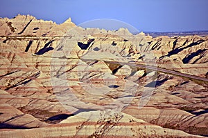 Eroded Sandstone in Badlands