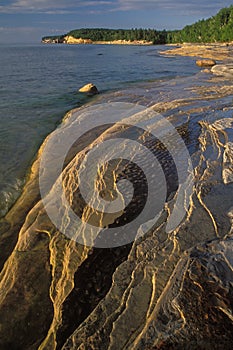 Eroded Sandstone Shoreline