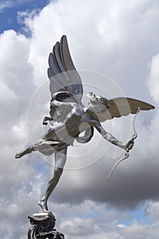 Eros love statue at Piccadilly Circus photo