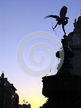 Eros statue, Picadilly Circus