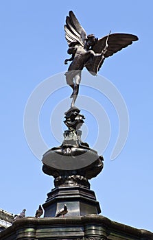 Eros Statue in Piccadilly Circus photo