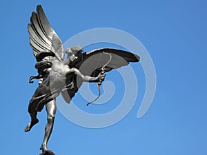 Eros Statue in Piccadilly Circus London photo