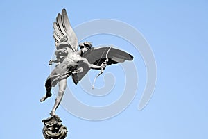 Eros statue Piccadilly London photo