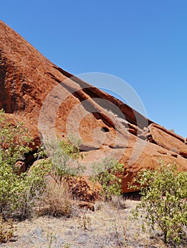 Erosion of the Australian red rocks photo