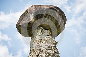 Erosion earth pyramids at Zone