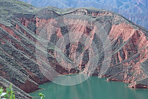 Erosion on mountain