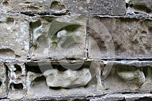 Erosion of a Limestone Building
