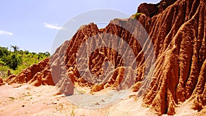 Erosion sand ravine