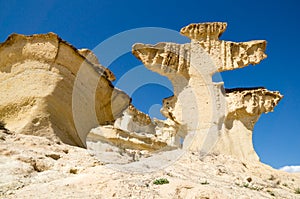 Erosion on sandstone