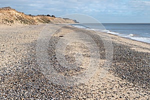 Erosion of the Suffolk coastline