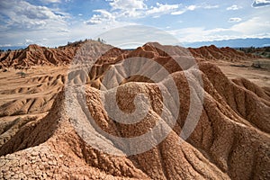 Erosion in the Tatacoa desert photo