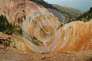 Erosional landscape photo