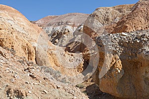 Erosive red rock canyon