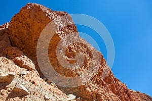 Erosive red rock canyon