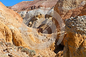 Erosive red rock canyon