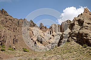 Erosive rocks in Alborz mountains