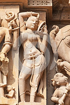 Erotic Sculpture in Kandariya Mahadeva Temple, Khajuraho, India