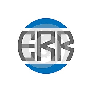 ERR letter logo design on white background. ERR creative initials circle logo concept. ERR letter design photo