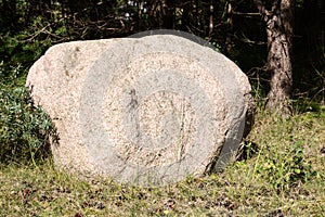 Erratic block near Lubmin, Mecklenburg-Vorpommern, Germany