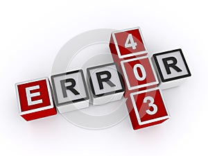 Error 403 word block on white