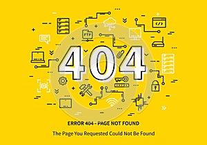 Error 404 page with datacenter