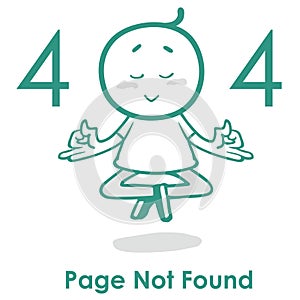 Error 404 Page Layout Vector Design Website Creative Concept 404 Web Page Error