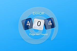 Error 404 page not found template for website. 404 written with computer buttons. Computer keyboard keys. Vector illustration eps