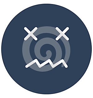 error, bad Vector Isolated Icon which can easily modify or edit