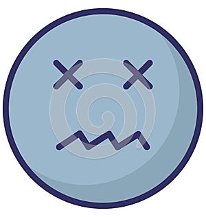 error, bad Vector Isolated Icon which can easily modify or edit