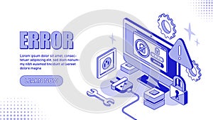 Error banner concept