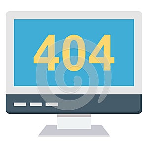 404 error, error 404 Color Vector icon which can easily modify or edit