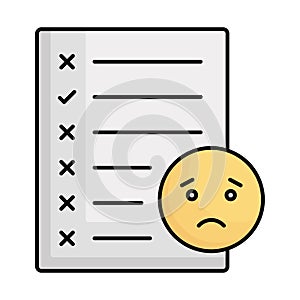 Error fill inside vector icon which can easily modify or edit