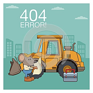 Error 404 nothing found banner