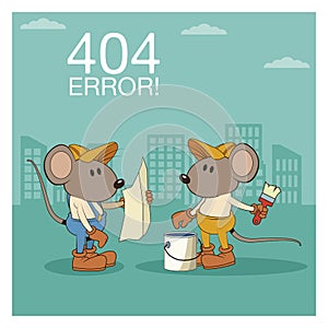 Error 404 nothing found banner