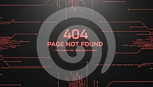 404 error page not found on dark circuit