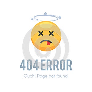 Emoji dead 404 error photo