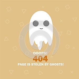 404 Error the page not found with ghost