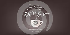 404 error page vector illustration