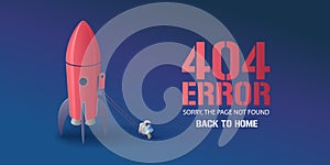 404 error page vector illustration