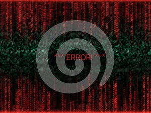 Error in program code listing, red crash on software developer