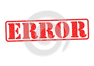 ERROR Rubber Stamp photo