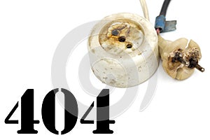 Error on the white background