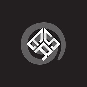 ERS letter logo design on black background. ERS creative initials letter logo concept. ERS letter design